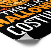 Das hier ist mein lustiges Kürbiskastenkostüm Poster (Ecke)