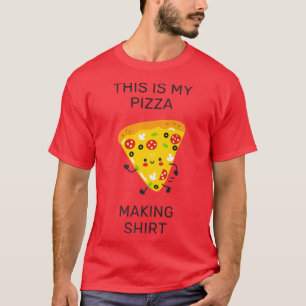 Das hier ist mein Pizza Making Shirt Pizza Maker P