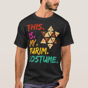 Das hier ist mein Purim Costume Jewish Hamantasche T-Shirt