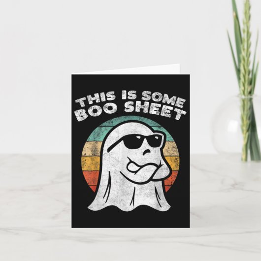 Das hier sind ein paar Boo-Sheet-Ghost-Sungles Hal Karte (Vorderseite)