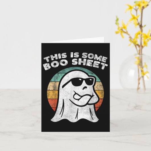 Das hier sind ein paar Boo-Sheet-Ghost-Sungles Hal Karte (Gelbe Blume)