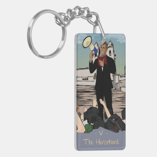 Das Hierophant Schlüsselanhänger (Vorderseite links)