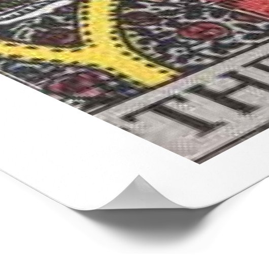 Das Hierophant Tarot Card Poster (Ecke)