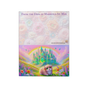Das Highland-Cow-Dreamscape-Notizbuch Notizblock