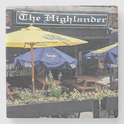 Das Highlander Atlanta, der Highlander Steinuntersetzer (Vorderseite)