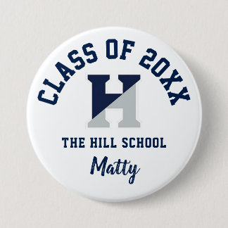 Das Hill School Button Logo ist Personalisiert
