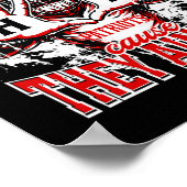 Das Hillcrest Patriots Logo hasst uns, weil sie ih Poster (Ecke)
