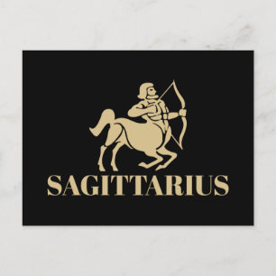 Das Himmelsastrologie-Horoskop Sagittarius-Zeichen Postkarte