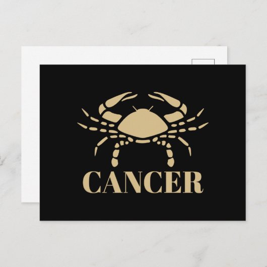 Das Himmelsastrologie-Horoskop-Zeichen Postkarte (Vorne/Hinten)