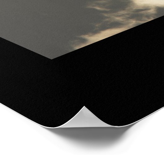 Das Himmelscape-Poster am Rande Poster (Ecke)