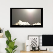 Das Himmelscape-Poster am Rande Poster (Heimbüro)