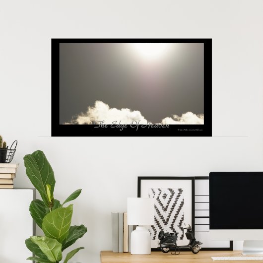 Das Himmelscape-Poster am Rande Poster (Heimbüro)