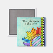 Das Hindernis ist der Pfad Magnet (Vorderseite/Rückseite)