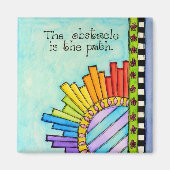 Das Hindernis ist der Pfad Magnet (Vorne)