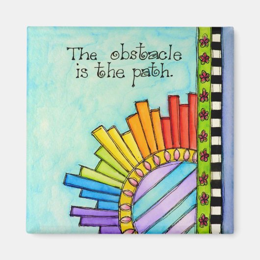 Das Hindernis ist der Pfad Magnet (Vorne)