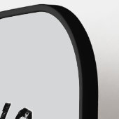 Das Hindernis ist der Weg - Zitat von Marcus Aurel Pickleball Schläger (Linke Seite)