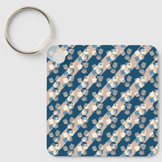 Das Hintergrundmuster der Sbuirrels Schlüsselanhänger