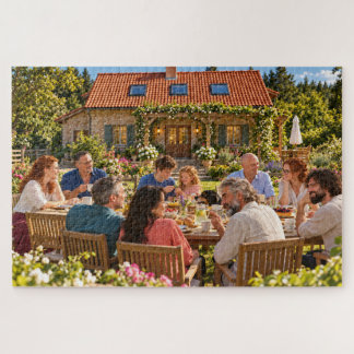 Das Hintons Sommergarten-Familientreffen Puzzle
