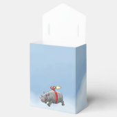 Das Hippo mit einem Jetpack Geschenkschachtel (Geöffnet)