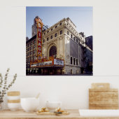 Das Hisorical Chicago Theatre Poster (Küche)