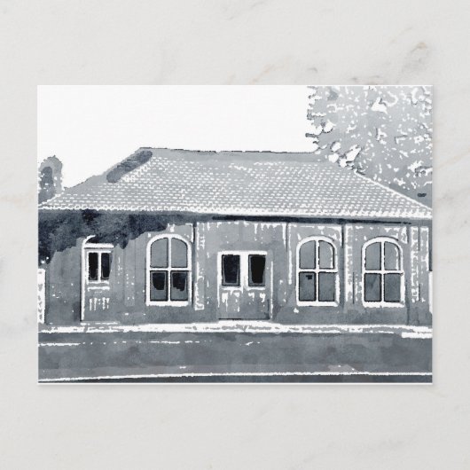 Das historische Gebäude des Hyde Parks Postkarte (Vorderseite)