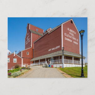 Das historische Getreidesilo von Dawson Creek in A Postkarte