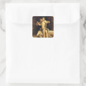 Das Hit Quadratischer Aufkleber (Tasche)