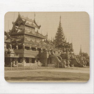 Das Hman Kyaung oder das Glaskloster, Birma Mousepad