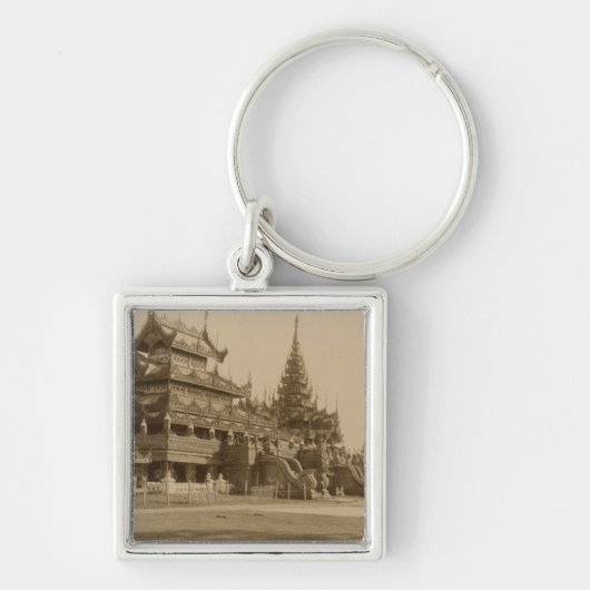 Das Hman Kyaung oder das Glaskloster, Birma Schlüsselanhänger (Vorne)