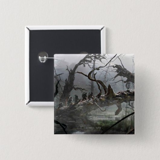 DAS HOBBIT : DESOLATION VON SMAUG™ Concept Art 4 Button (Vorne & Hinten)