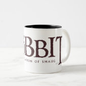 Das Hobbit-Logo - Dunkel Zweifarbige Tasse (VorderseiteRechts)