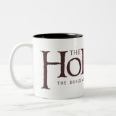 Das Hobbit-Logo - Dunkel Zweifarbige Tasse (Links)
