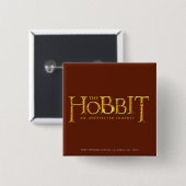 Das Hobbit Logo Gold Button (Vorne & Hinten)