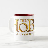 Das Hobbit Logo Gold Zweifarbige Tasse (Vorderseite Links)