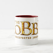 Das Hobbit Logo Gold Zweifarbige Tasse (Mittel)