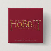 Das Hobbit-Logo ist texturiert Button (Vorderseite)