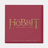 Das Hobbit-Logo ist texturiert Magnet (Vorne)