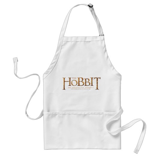 Das Hobbit-Logo ist texturiert Schürze (Vorne)
