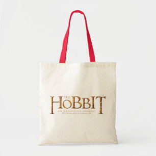 Das Hobbit-Logo ist texturiert Tragetasche
