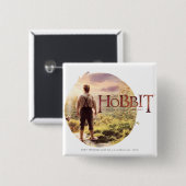 Das Hobbit-Logo mit BILBO BAGGINS™ Back Button (Vorne & Hinten)