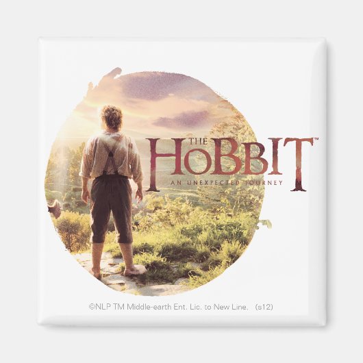 Das Hobbit-Logo mit BILBO BAGGINS™ Back Magnet (Vorne)