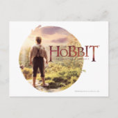 Das Hobbit-Logo mit BILBO BAGGINS™ Back Postkarte (Vorderseite)