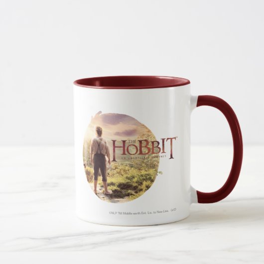 Das Hobbit-Logo mit BILBO BAGGINS™ Back Tasse (Rechts)