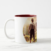 Das Hobbit-Logo mit BILBO BAGGINS™ Back Zweifarbige Tasse (Links)