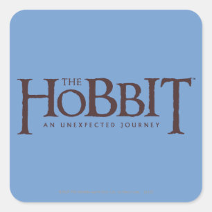 Das Hobbit Logo-Solid Quadratischer Aufkleber