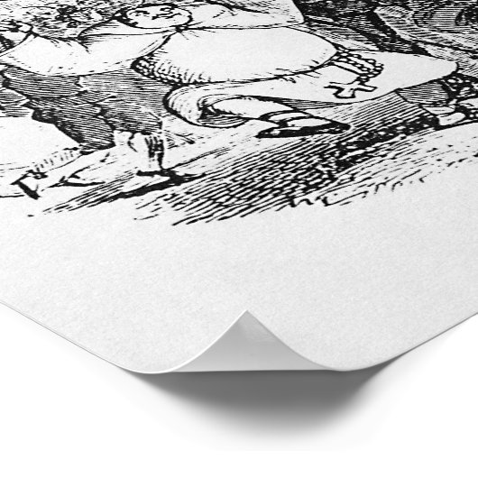 Das Hobby-Pferd Poster (Ecke)