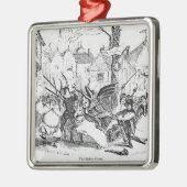 Das Hobby-Pferd Silbernes Ornament (Links)