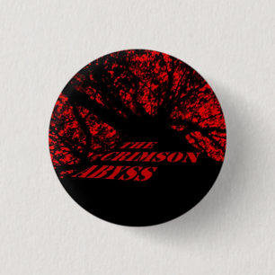 Das hochrote Abgrund-Abzeichen Button