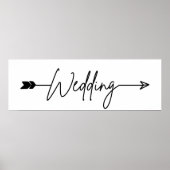 Das Hochzacken dieses Weges Pfeil rechts Poster (Vorne)