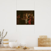 Das Hochzeitabkommen von 1777 Poster (Küche)